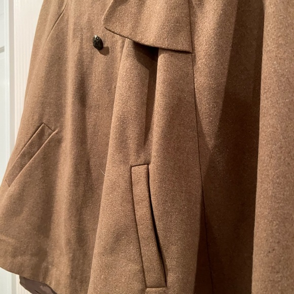Beige Cape Coat - Picture 9 of 9